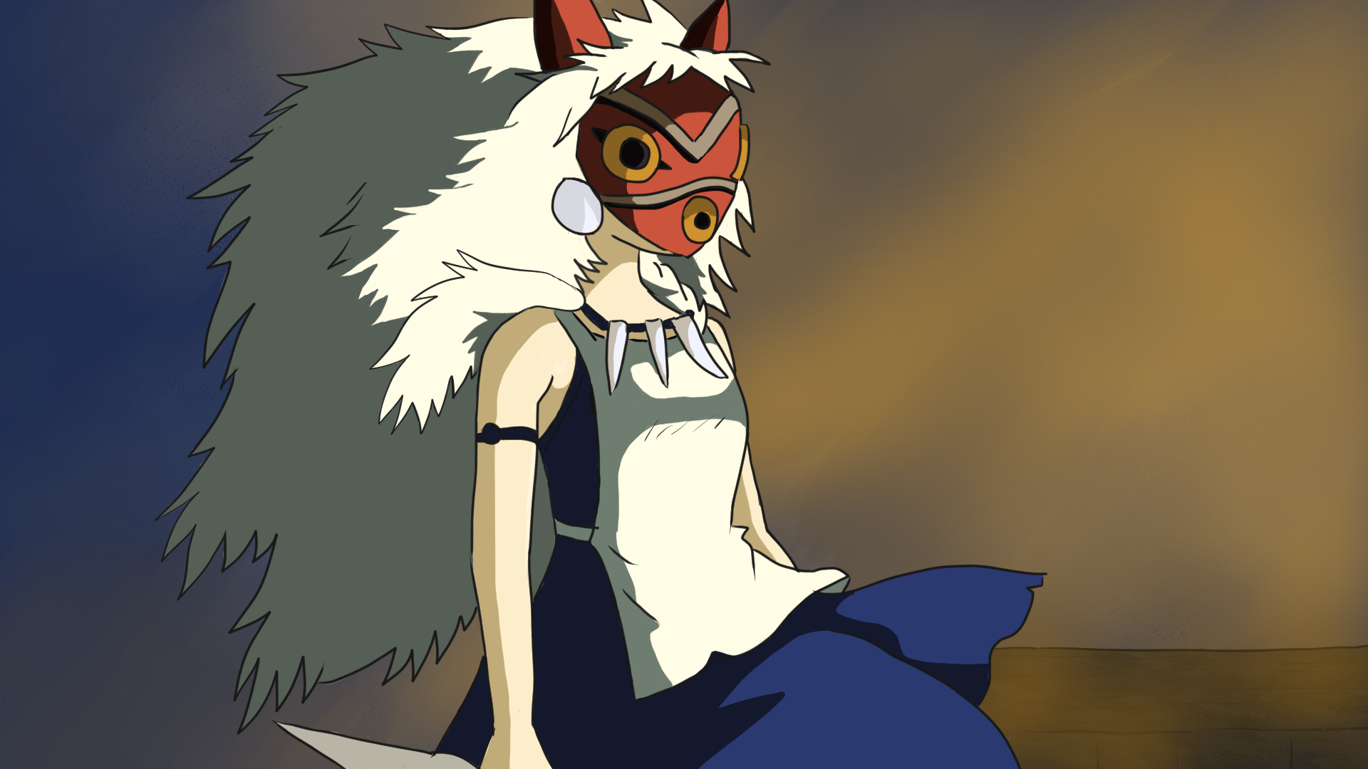 Day 24: Fight β drawn and painted digitally by me. My FAVOURITE piece I've drawn, ever, even if it's a redraw from a scene.